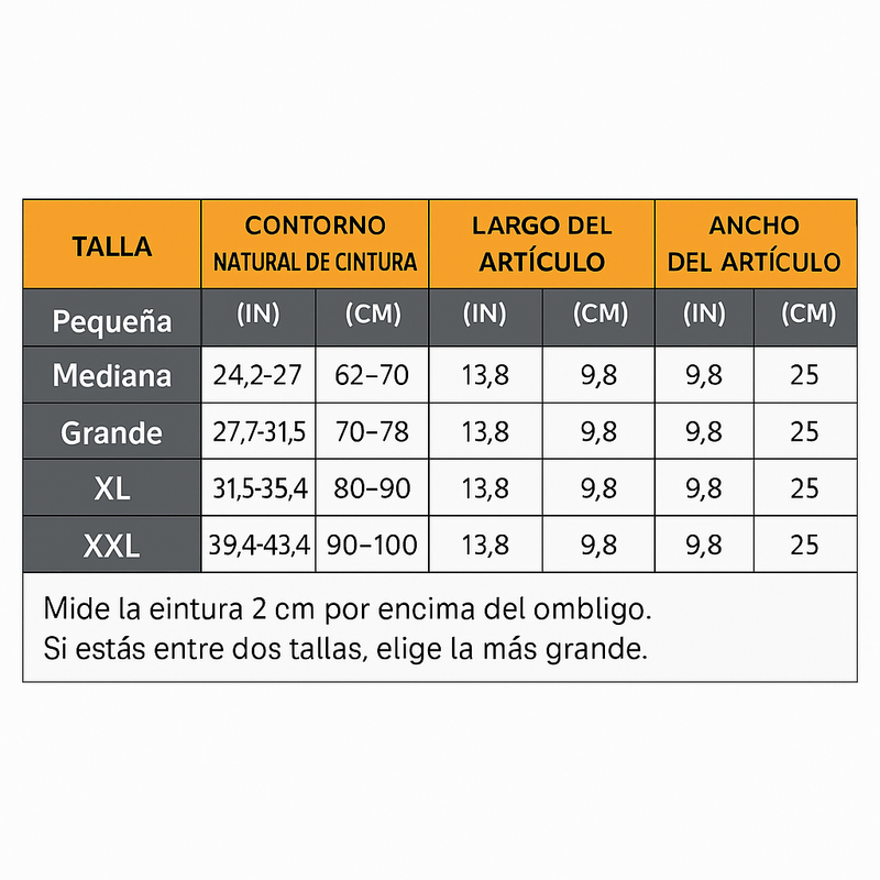 CleanBody - Cinturón Reductor y Faja de Entrenamiento